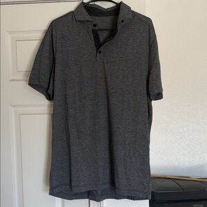 lululemon athletica Men's Heather Charcoal Polo